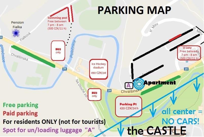 דירה The Castle View-bus Station, Parking, Center Český Krumlov